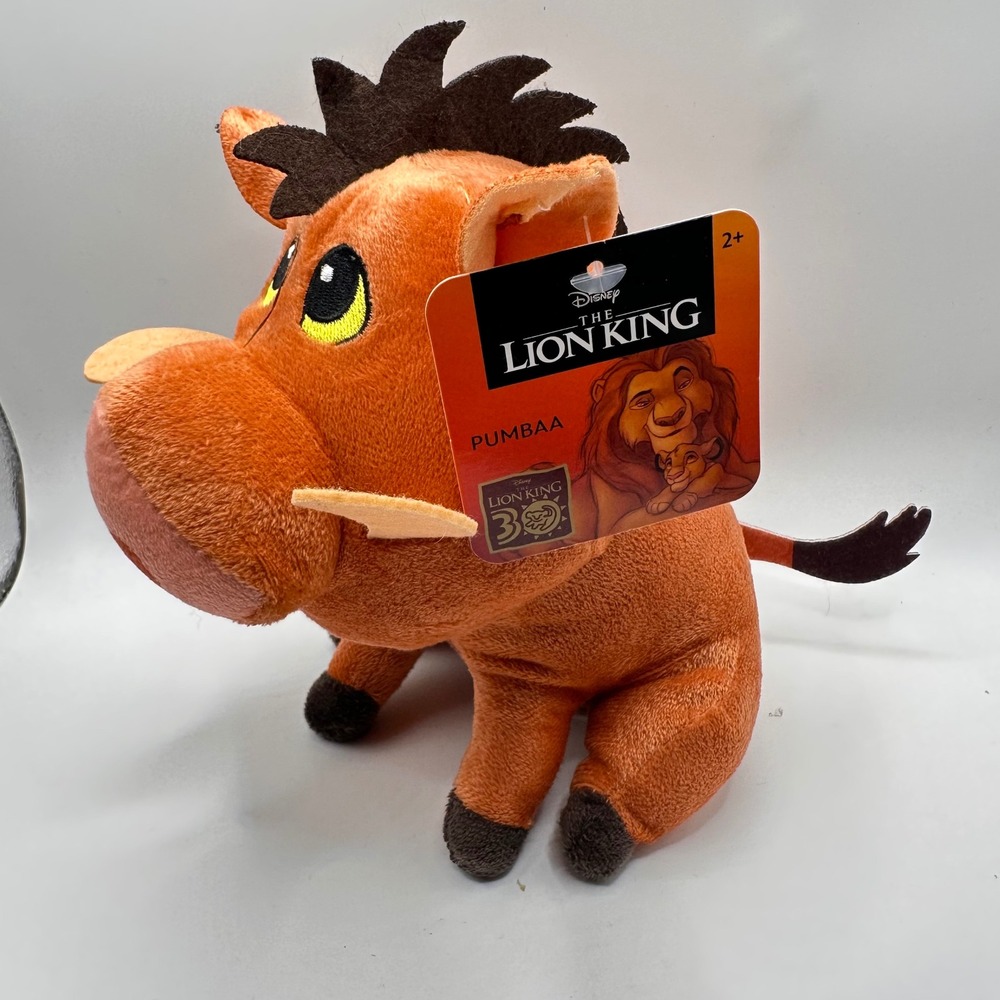 Disney The Lion King Pumbaa Plush Just Play 30th Anniversary Warthog 2084KM01